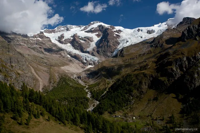 pohled na Monte Rosu