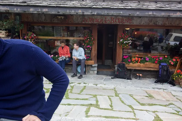 Kudrnatá u Auberge la Boerne