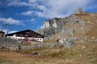 Cesta dolů z Col d'Olen