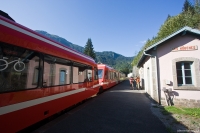 Nádraží v Les Houches